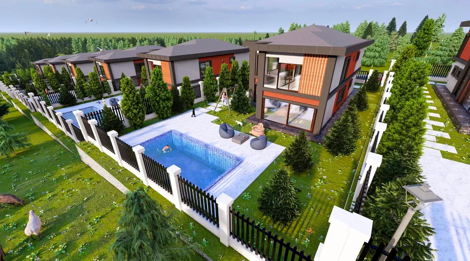 Lüks Villa Geniş Metrajlı & Doğa İçerisinde Anahtar Teslim - fotoğraf 16